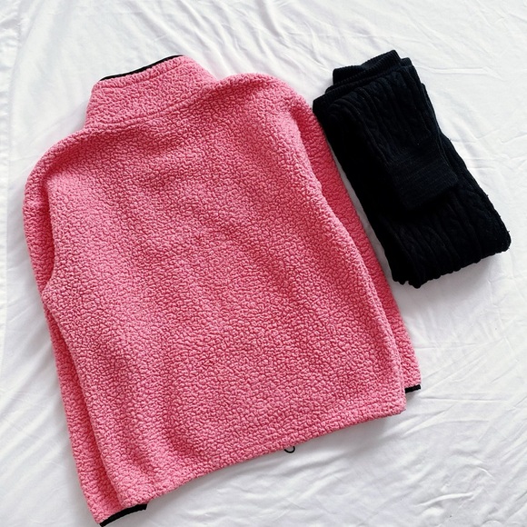 Pink Victoria’s Secret Sherpa fleece zip up jacket - Picture 9 of 10